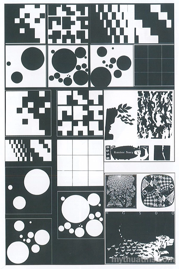 thiet ke do hoa voi mau den trang 1