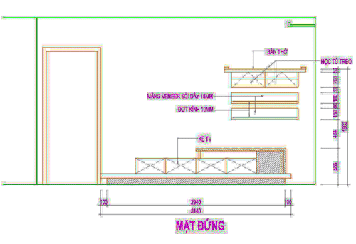 Thiết kế thi công nội thất chung cư - Anh Hiệu2