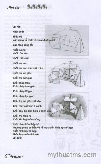 Các hình kỷ hà thạch cao 3