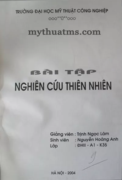 nghien cuu thien nhien hoa la 1