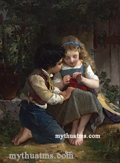 Những em bé trong tranh Emile Munier 4