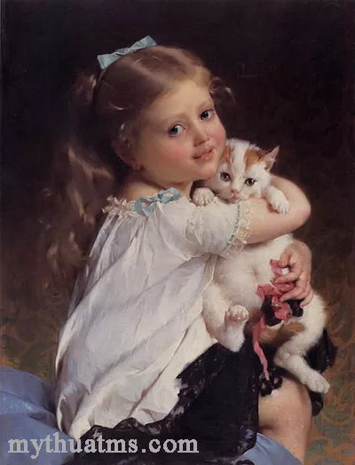 Những em bé trong tranh Emile Munier 6