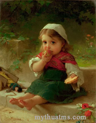 Những em bé trong tranh Emile Munier 9