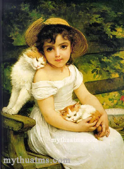 Những em bé trong tranh Emile Munier 1