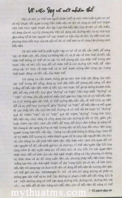 Vẽ nét cơ thể người 3