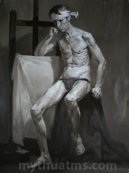 ve hinh nguoi dang ngoi 6