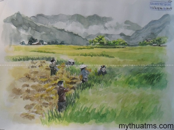 tranh ky hoa Mai Chau 11