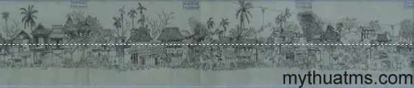 Mai Chau sketch painting 169