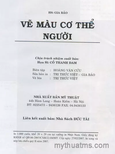 Vẽ mẫu người 2